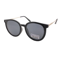 Wholesale Cheap Custom Fashion Metal Temples UV400 Polarized Sunglasses for Women